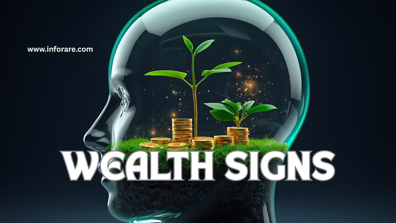 visualizing financial success and wealth, representing signs of becoming rich according to psychology